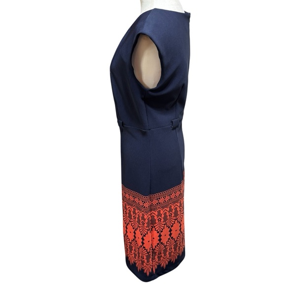 Ice Navy and Orange Mini Dress‎ Size 8 - Picture 6 of 10